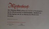Meisterbrief Christian Walch Meisterbrief Christian Walch